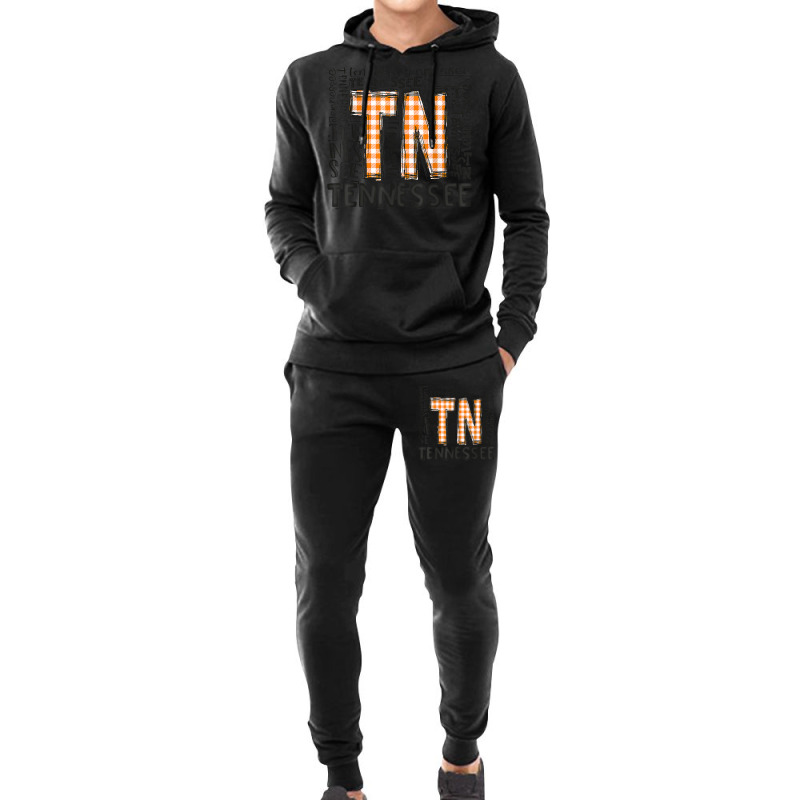 Tennessee State Flag Orange Plaid Tn T Shirt Hoodie & Jogger set by cm-arts | Artistshot