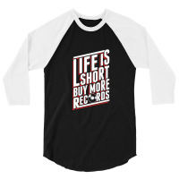 Life Is Short 3/4 Sleeve Shirt | Artistshot