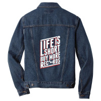 Life Is Short Men Denim Jacket | Artistshot