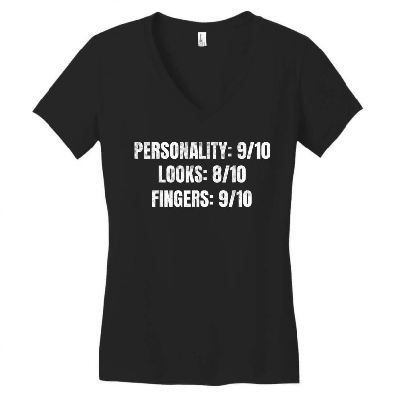 Finger Amputee Amputated Missing Finger Recovery Women's V-Neck T-Shirt by PokHoude | Artistshot