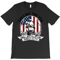 Spilling The Tea Since 1773 American History Teacher Vintage Pullover T-shirt | Artistshot