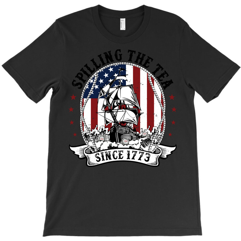 Spilling The Tea Since 1773 American History Teacher Vintage Pullover T-shirt | Artistshot