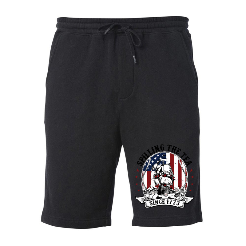 Spilling The Tea Since 1773 American History Teacher Vintage Pullover Fleece Short | Artistshot