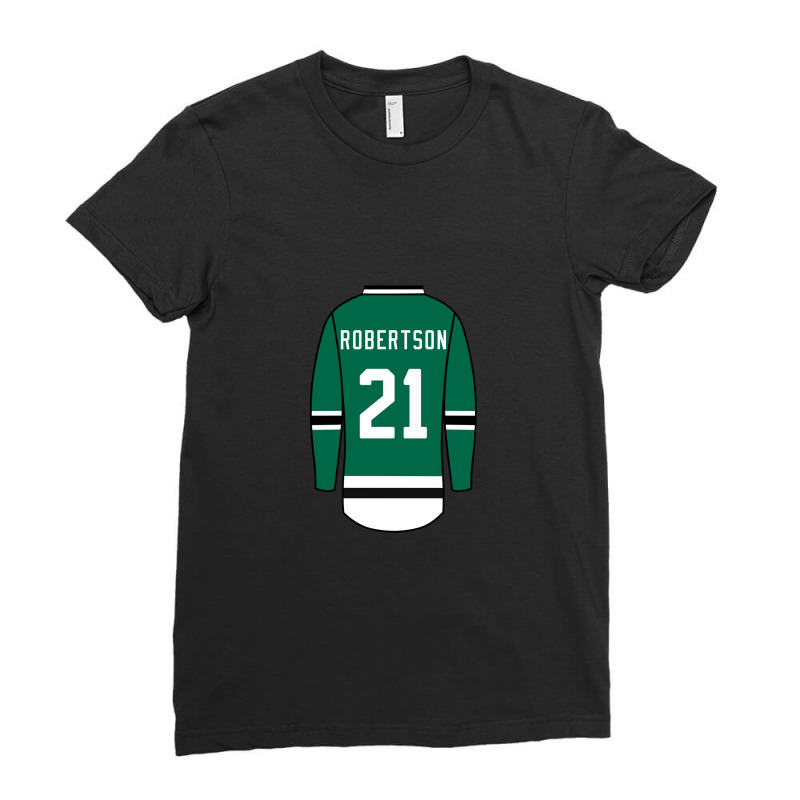 Jason Robertson Jersey 1 Ladies Fitted T-Shirt by TinaJosey | Artistshot