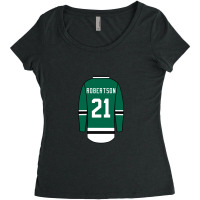 Jason Robertson Jersey 1 Women's Triblend Scoop T-shirt | Artistshot