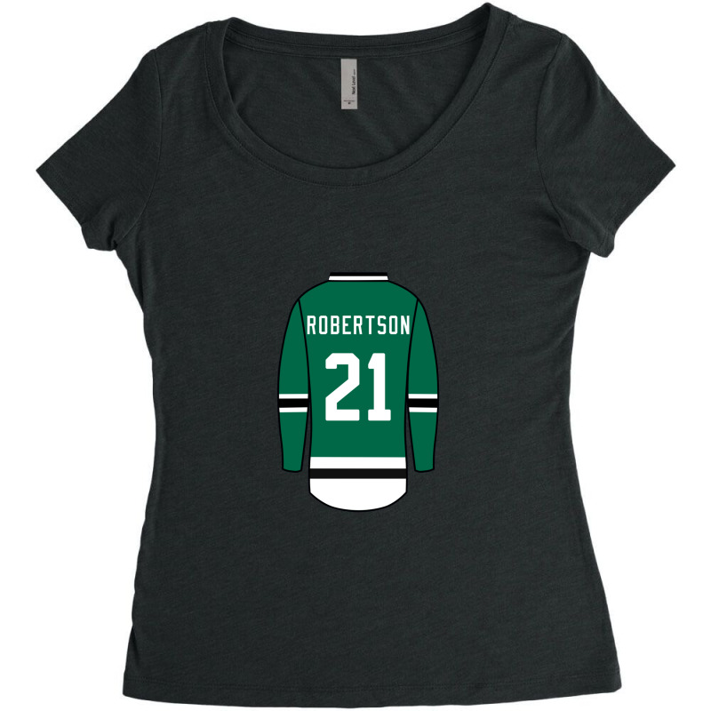 Jason Robertson Jersey 1 Women's Triblend Scoop T-shirt by TinaJosey | Artistshot