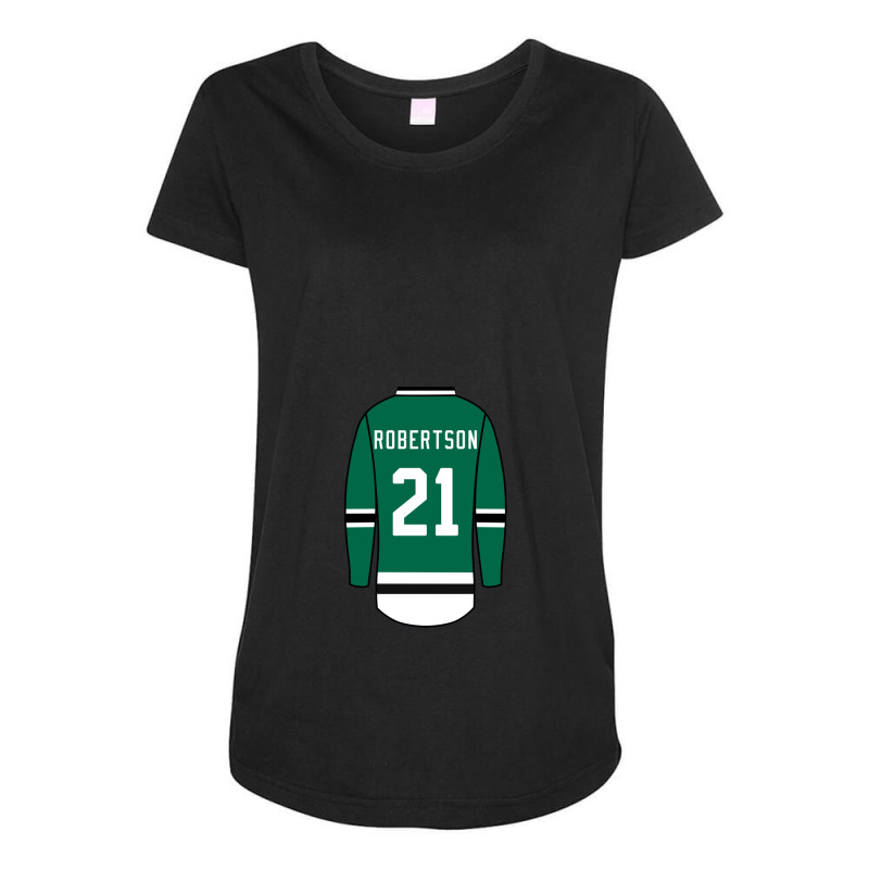 Jason Robertson Jersey 1 Maternity Scoop Neck T-shirt by TinaJosey | Artistshot