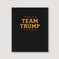 Team Trump Portrait Canvas Print | Artistshot