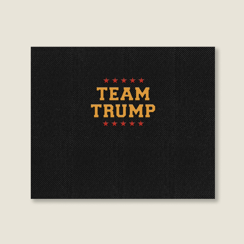 Team Trump Landscape Canvas Print | Artistshot