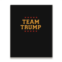 Team Trump Metal Print Vertical | Artistshot