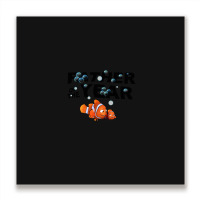 Cartoon Finding-nemo Father Of The Year Metal Print Square | Artistshot