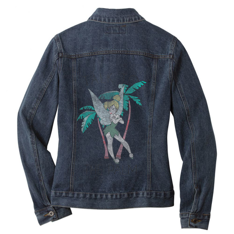 Funny Peters Pan Tinker Bell Talk To The Palm Ladies Denim Jacket by althubich | Artistshot