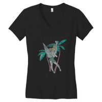 Funny Peters Pan Tinker Bell Talk To The Palm Women's V-neck T-shirt | Artistshot