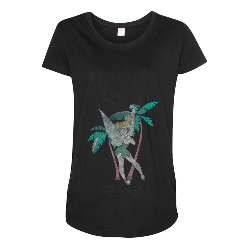 Funny Peters Pan Tinker Bell Talk To The Palm Maternity Scoop Neck T-shirt by althubich | Artistshot