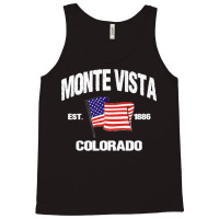 Monte Vista Colorado Co Usa Stars & Stripes Vintage Style Premium Tank Top | Artistshot