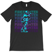 Firefighter,firefighter,firefighting,fireman,retro,gift,family,funny,f T-shirt | Artistshot