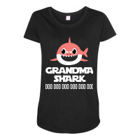 Grandma Shark Maternity Scoop Neck T-shirt | Artistshot