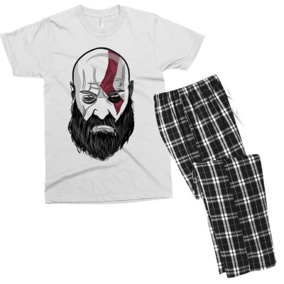 God Of War Men's T-shirt Pajama Set Designed By Artwitharvind