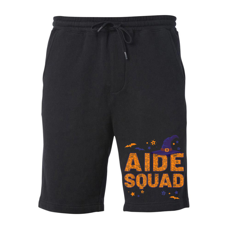 Aide Squad Witch Halloween Nursing Aide Matching Fleece Short by Outpost | Artistshot