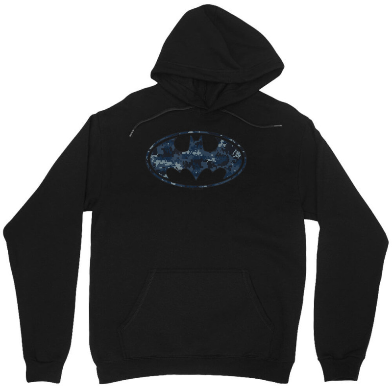 B.at.man Navy Camo Shield Unisex Hoodie by thepianistalto | Artistshot