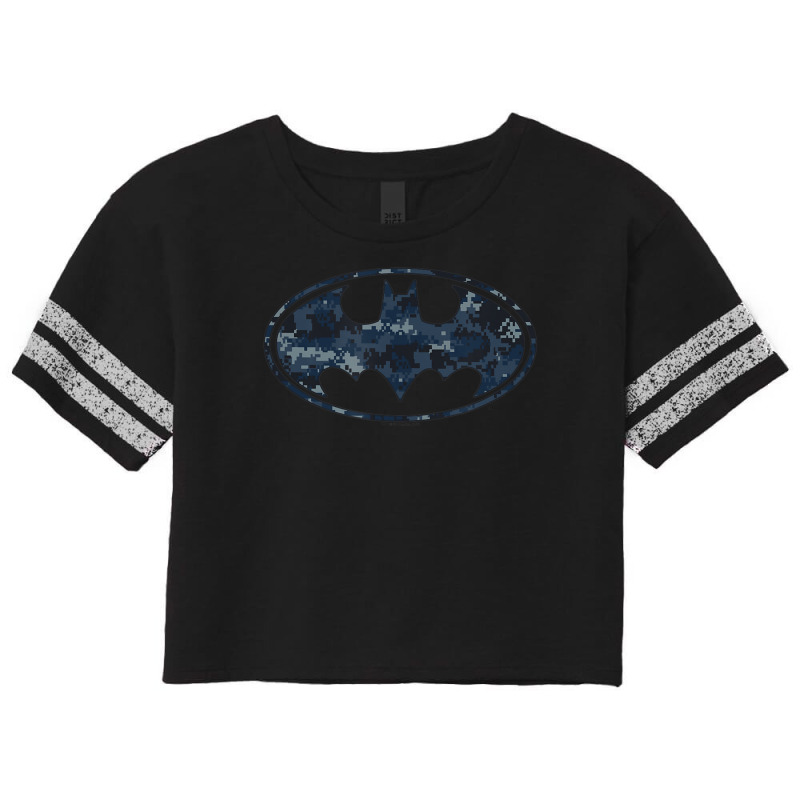 B.at.man Navy Camo Shield Scorecard Crop Tee by thepianistalto | Artistshot