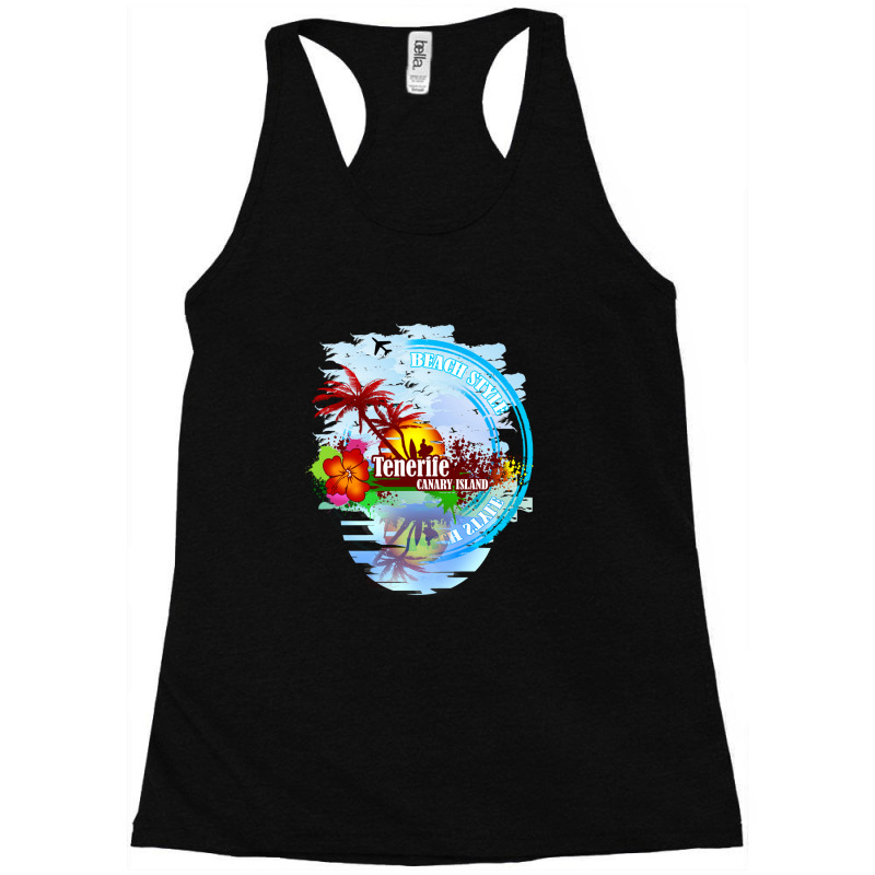 Tenerife Canary Island Racerback Tank by GregoryHaverstock | Artistshot