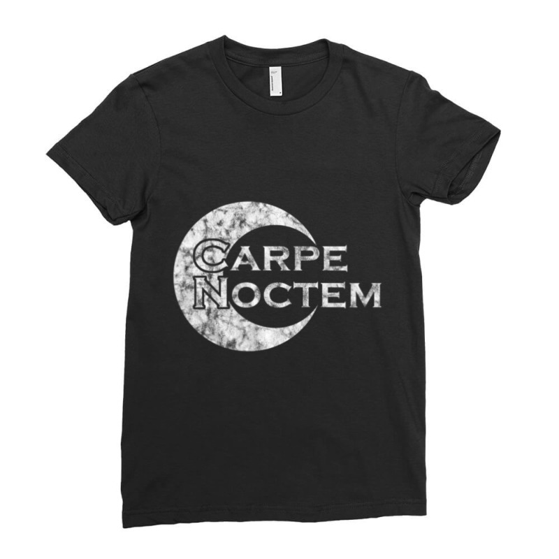 Carpe Noctem Latin Saying Latin Ladies Fitted T-Shirt by cm-arts | Artistshot