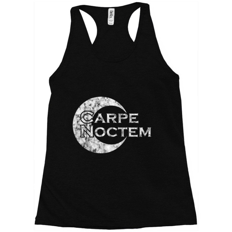 Carpe Noctem Latin Saying Latin Racerback Tank by cm-arts | Artistshot