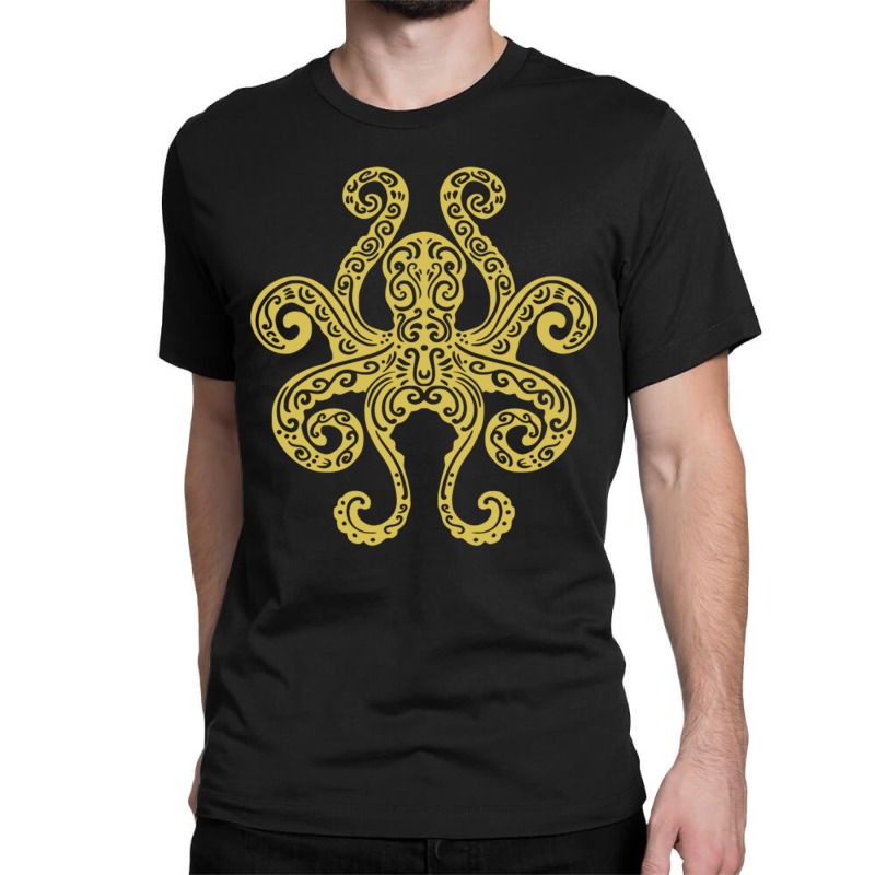 Octopus Tribal Art Marine Ocean Life Long Sleeve T Shirt Classic T-shirt | Artistshot