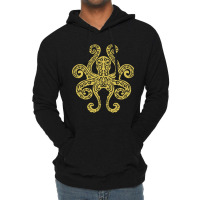 Octopus Tribal Art Marine Ocean Life Long Sleeve T Shirt Lightweight Hoodie | Artistshot