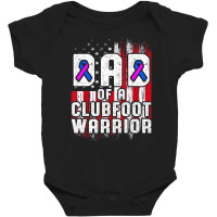 Clubfoot Awareness Warrior Dad Ctev Tev Survivor Baby Bodysuit | Artistshot