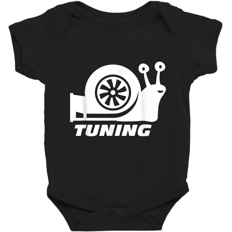 Snail Turbocharger Racer Racing Speed Car Lovers Tuning Gift Baby Bodysuit by DanielEricJagd | Artistshot