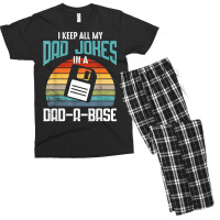 Funny Dad Jokes Database Pun Best Dad Humor Fathers Day T Shirt Men's T-shirt Pajama Set | Artistshot