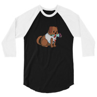 Mothersday I Love Mom American Water Spaniel With Flowers 3/4 Sleeve Shirt | Artistshot