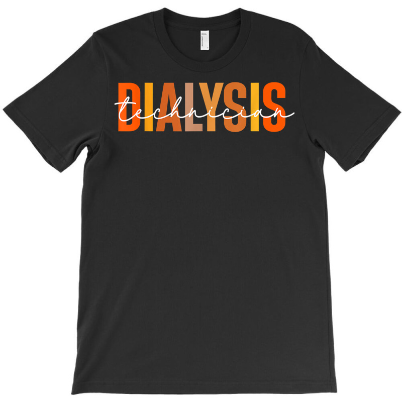 Vintage Dialysis Technician Fall Vibes Autumn Thanksgiving T Shirt T-shirt | Artistshot