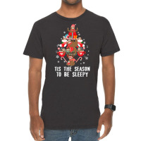 Tis The Season To Be Sleepy Funny Christmas Sloth Lover T Shirt Vintage T-shirt | Artistshot