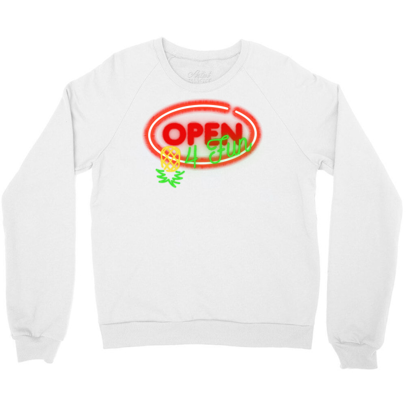 Party Mode Upside Down Pineapple Swinger Vanilla Swapping Long Sleeve Crewneck Sweatshirt | Artistshot