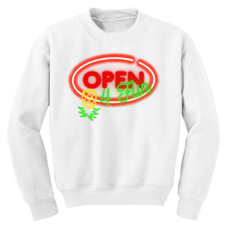 Party Mode Upside Down Pineapple Swinger Vanilla Swapping Long Sleeve Youth Sweatshirt | Artistshot