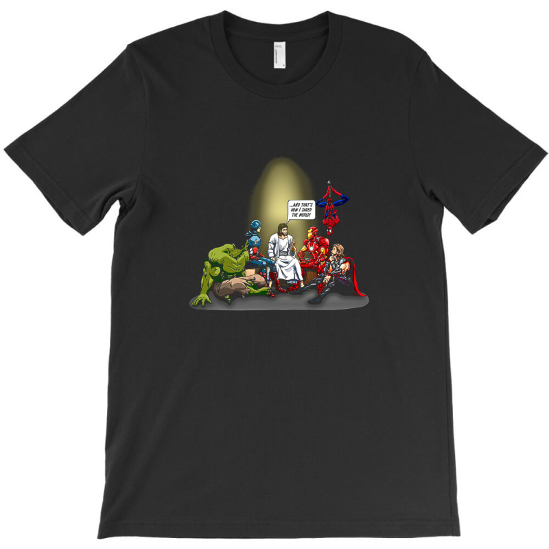 And That's How I Saved The World High Quality Image T-shirt | Artistshot