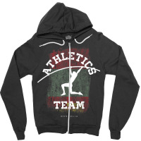 Pole Vault Mongolia Athletics Sports Player Zipper Hoodie | Artistshot