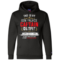 Canal Boat & Narrowboat Gin Palace Captain For Boat Owner T Shirt Champion Hoodie | Artistshot