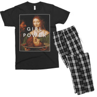 Girl Power, Salome Bernardino Luini, Vintage Aesthetic, Judith And Hol Men's T-shirt Pajama Set | Artistshot