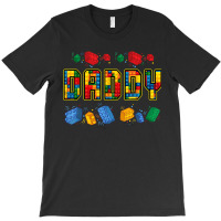 Daddy Brick Builder Funny Blocks Master Builder Dad T-shirt | Artistshot