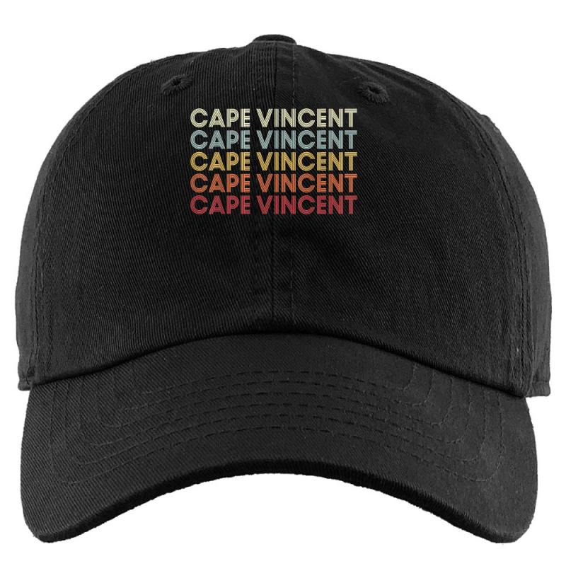 Cape Vincent New York Cape Vincent Ny Retro Vintage Text T Shirt Kids Cap by cm-arts | Artistshot