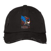 B.at.man Animated Lightning Strikes Vintage Cap | Artistshot