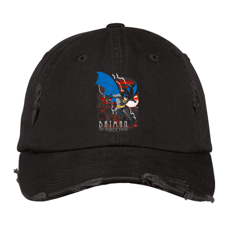 B.at.man Animated Lightning Strikes Vintage Cap by beargoalcatcow | Artistshot