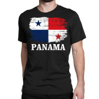 Vintage Panama Flag For Panamanian Gift Long Sleeve T Shirt Classic T-shirt | Artistshot