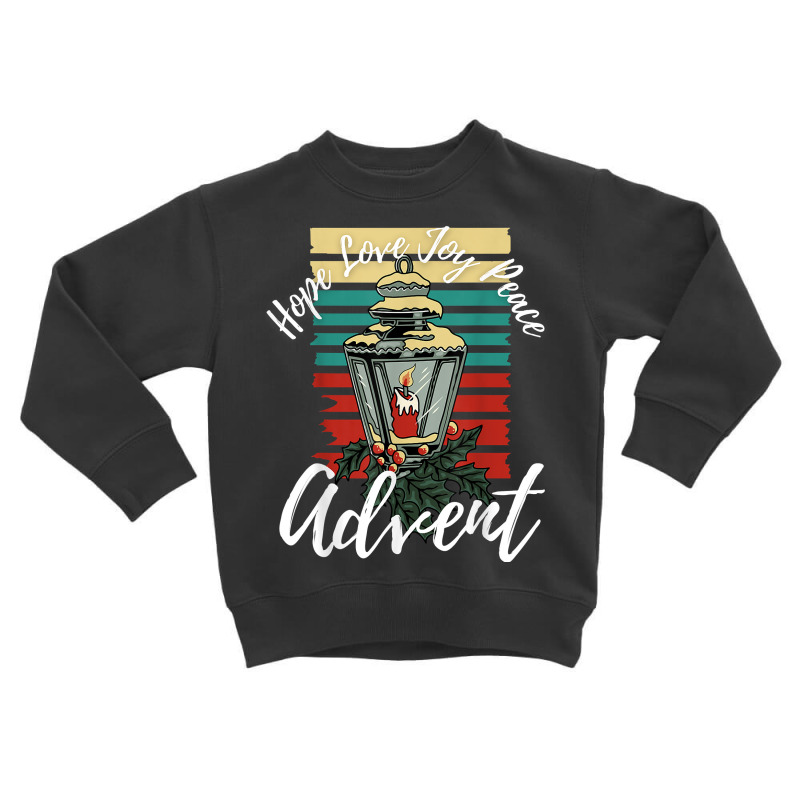 Christian Christmas, Hope Joy Love Peace, Reason For Season T Shirt Toddler Sweatshirt by cm-arts | Artistshot