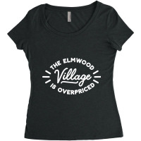 Buffalo Elmwood Village Is Overpriced Women's Triblend Scoop T-shirt | Artistshot