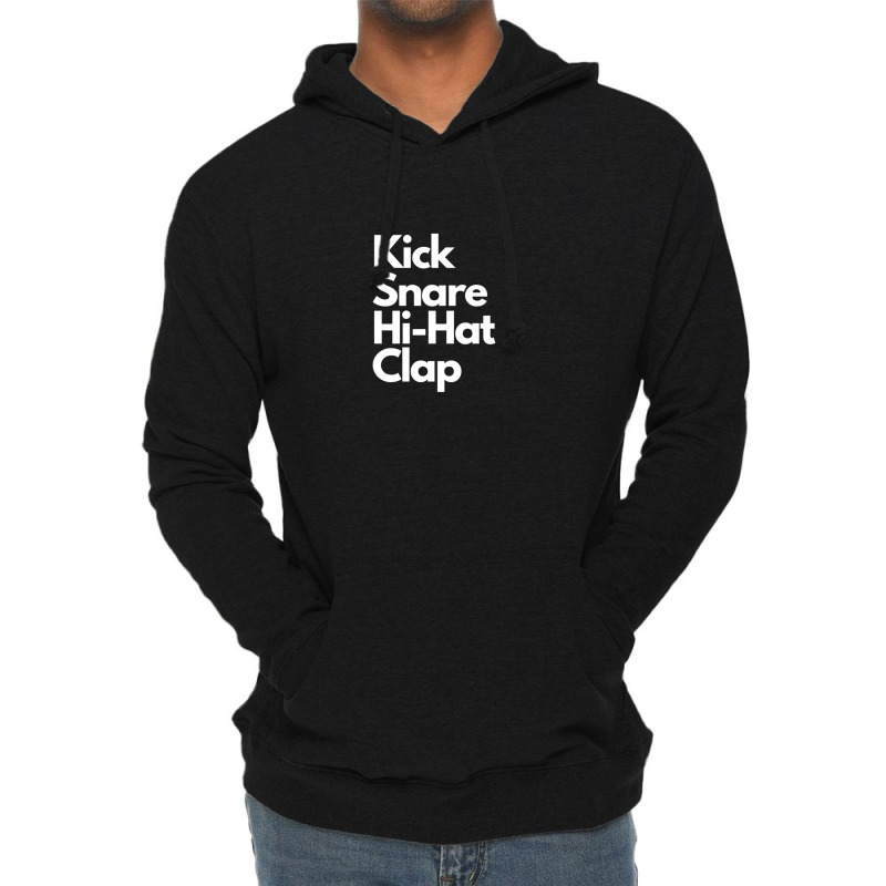 Kick Snare Hi-hat Clap Lightweight Hoodie | Artistshot